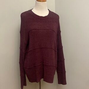 Vernacular Dark Purple Crew Neck Sweater
